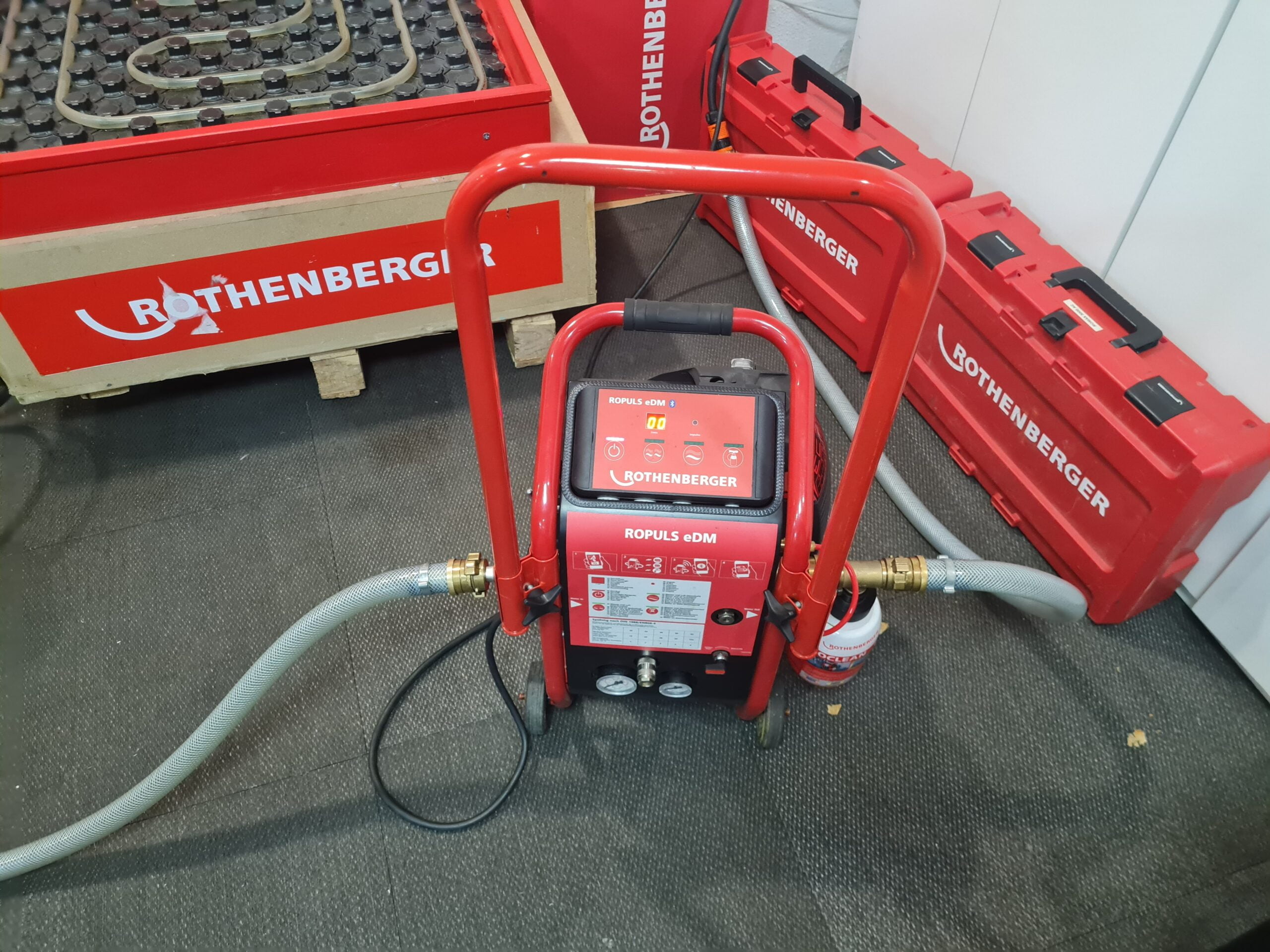 Limpieza de suelo radiante en Madrid